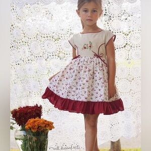 Well Dressed Wolf Holiday Grow Dress - Size 2T